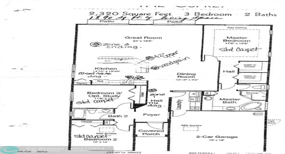 Per Tax Records Total Square Feet 2,73 Under Air Square Feet 1,936