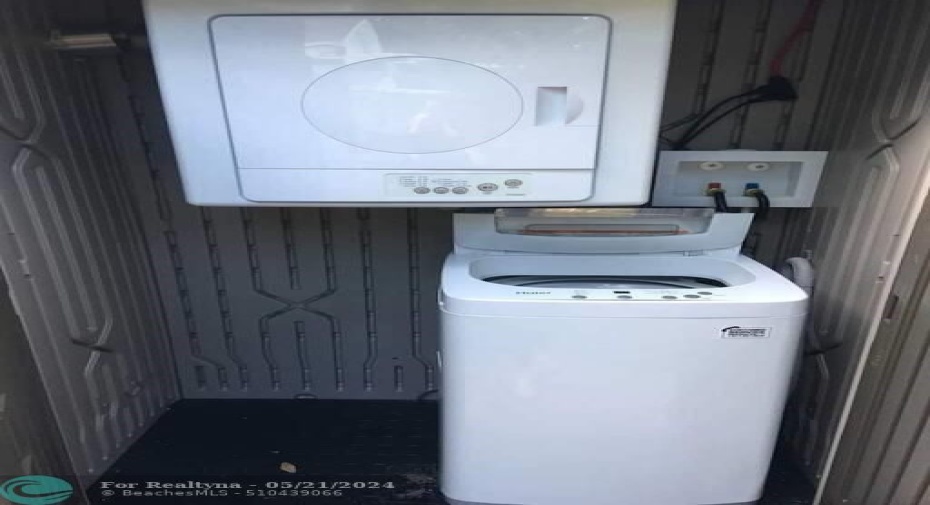 Washer and Dryer.