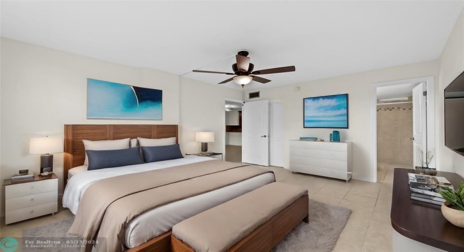 Virtual staging Primary Bedroom
