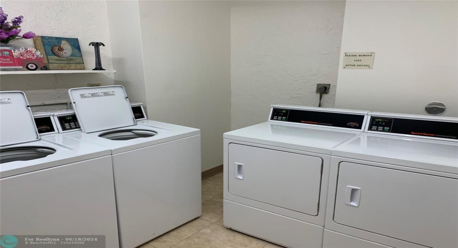 Shared laundry room