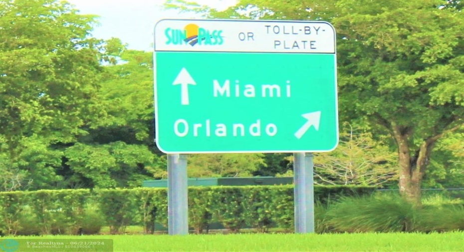 Quick Access to All Major Highways including I-95, I-595, I-75, Florida Turnpike & Sawgrass Expy