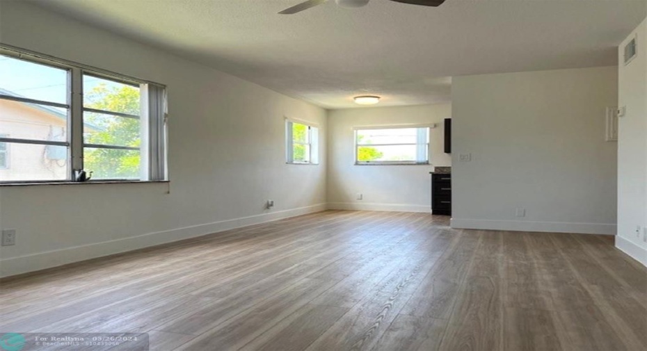 Corner Living Room looking towards Front door