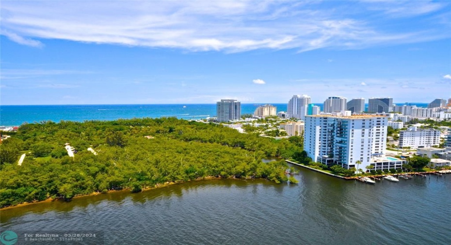 Now that you've seen the condo, let's see the building and its amazing location.  Bonnet House Museum & Gardens, the Intracoastal Waterway and the building's pool deck are your connection to South Florida Living.  Plus it is only a short walk to Fort Lauderdale's World Famous Beach.