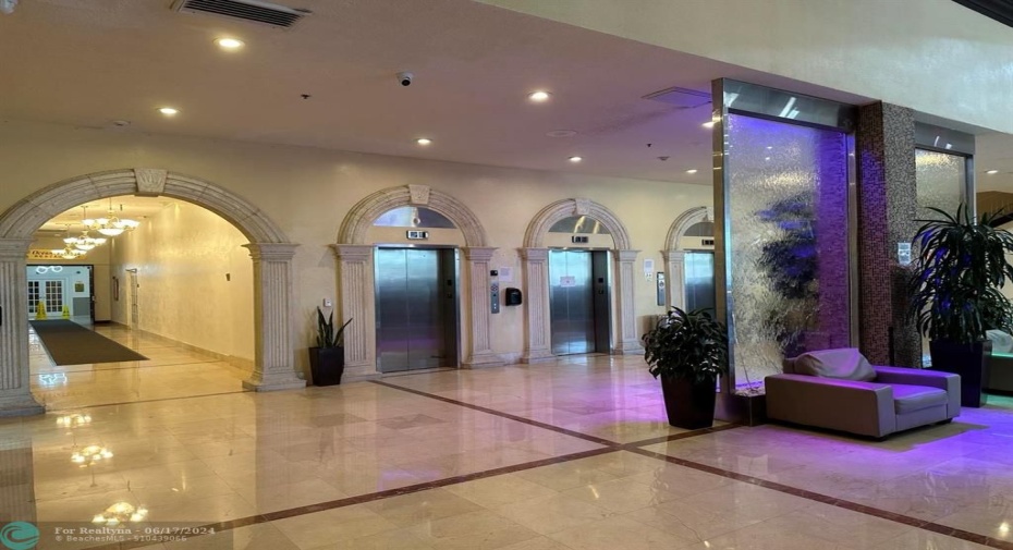Elevators and to Event Room