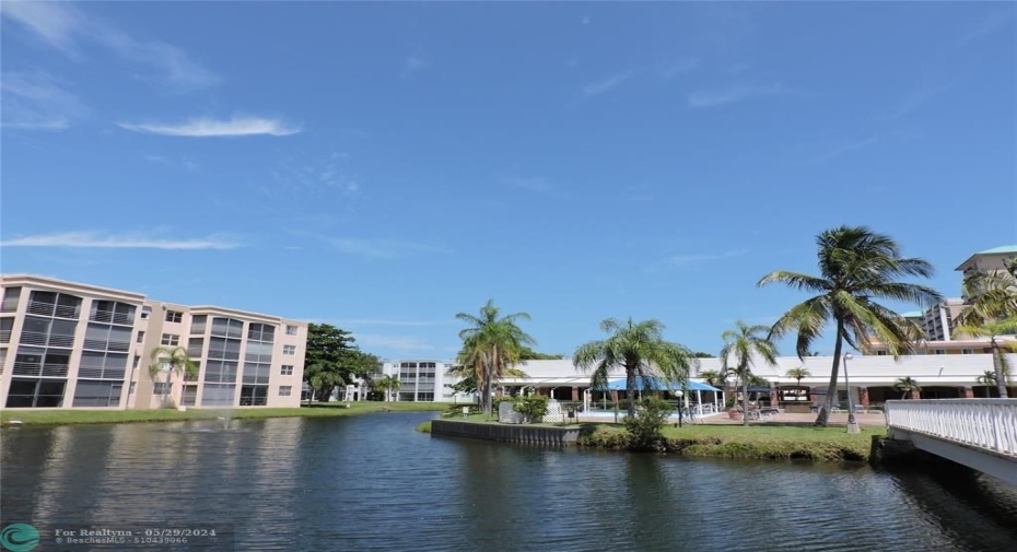 VIEW OF LAGOON FROM POOL DECK