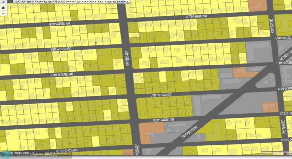 Density map showing properties developed as duplex