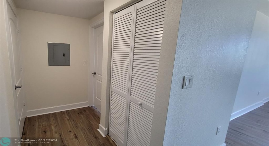 Laundry & Bedroom Hallway