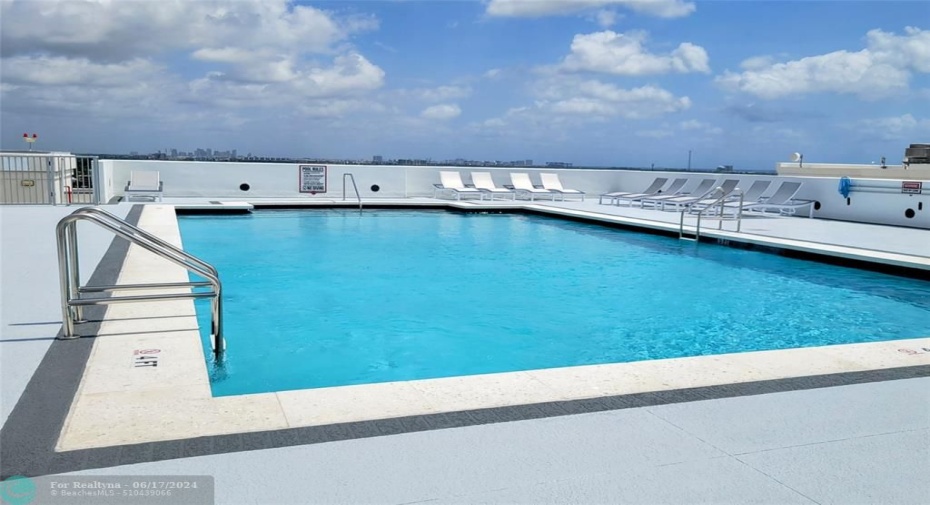 New Rooftop Pool