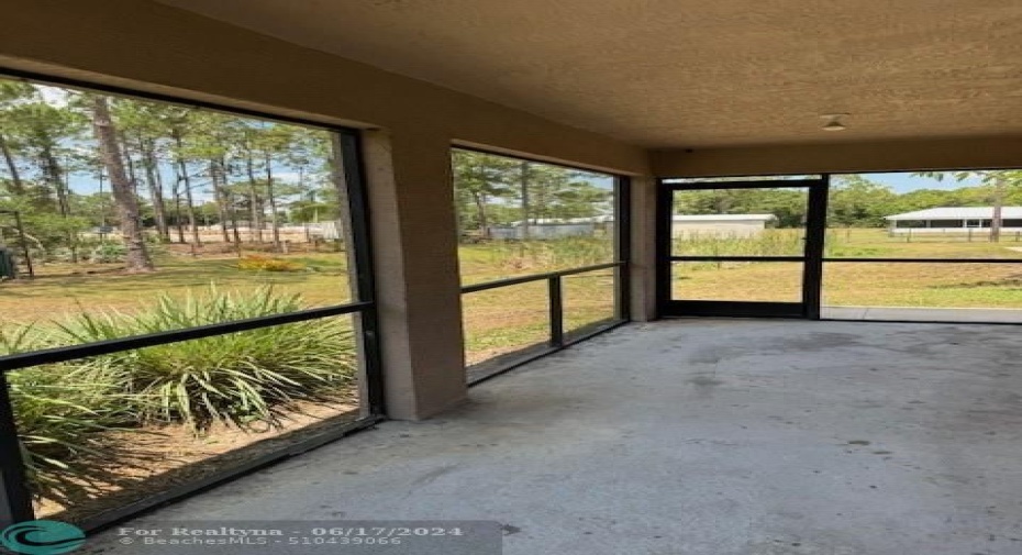 Guest house patio