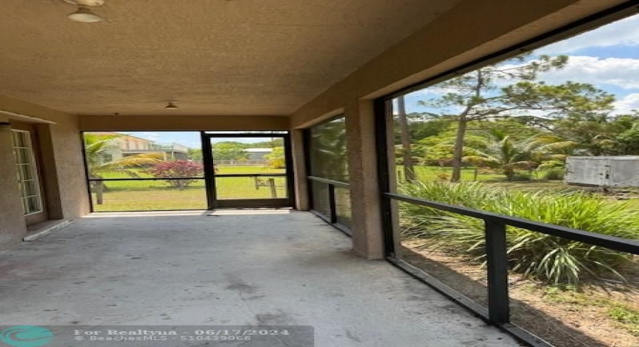 Guest house patio