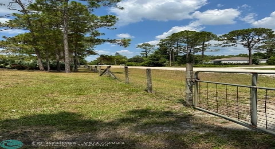 Another gate in the front