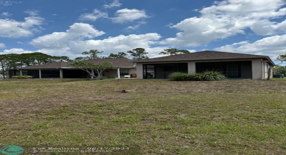 Back of both homes