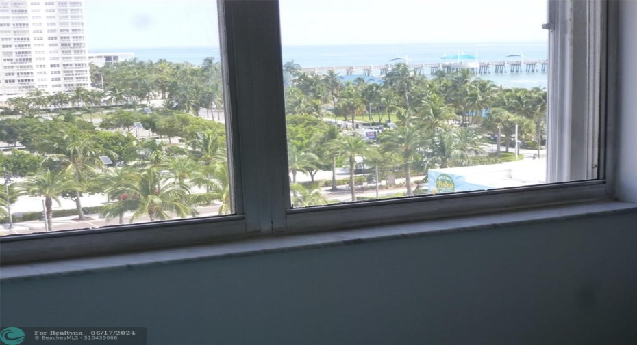 OCEAN VIEW FROM GUESST ROOM