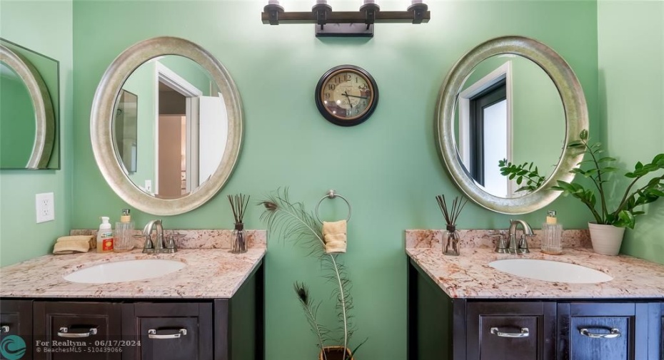 This bathroom radiates modern elegance