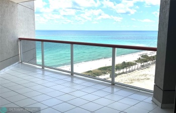 Great balcony off living area