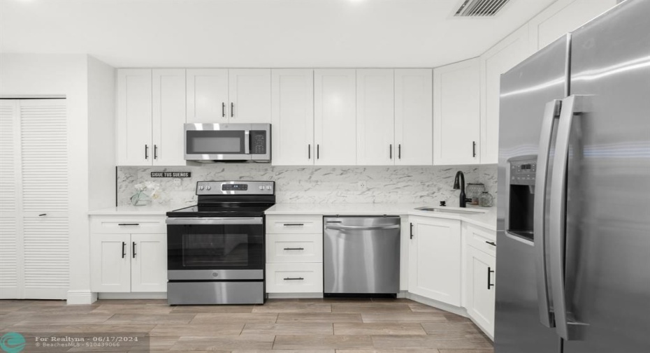 Kitchen with Stainless Steel Appliances