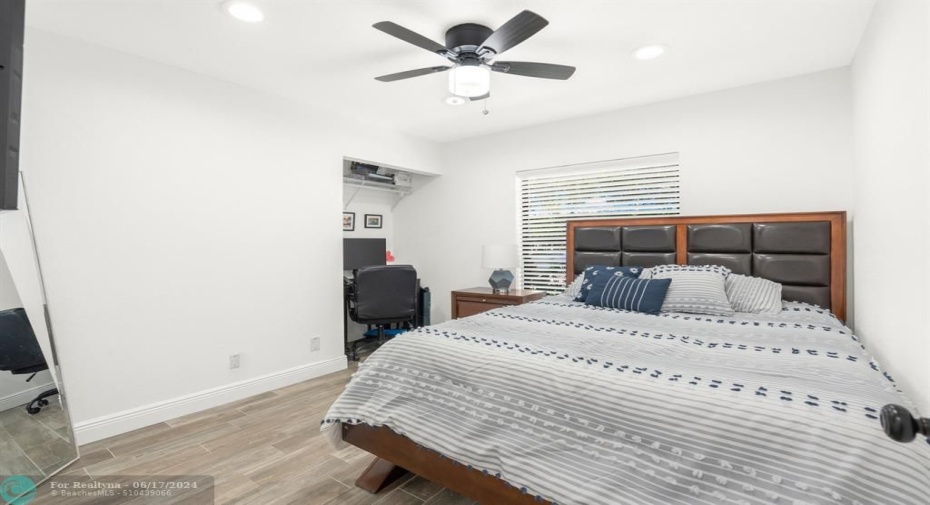 Bedroom #3 with Ceiling Fan