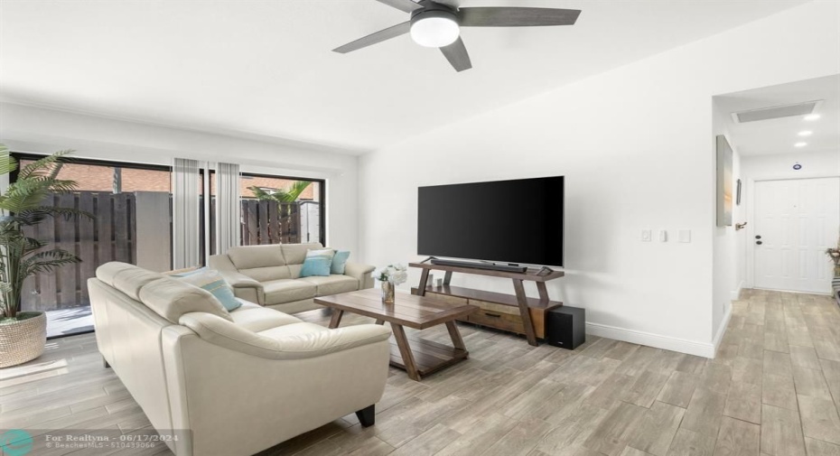 Living Room with View of the Entrance