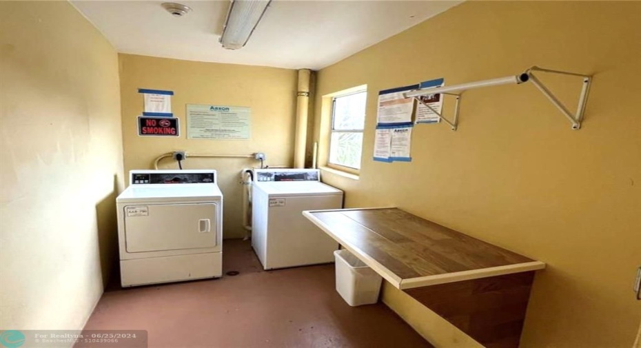 Laundry rooms on all floors