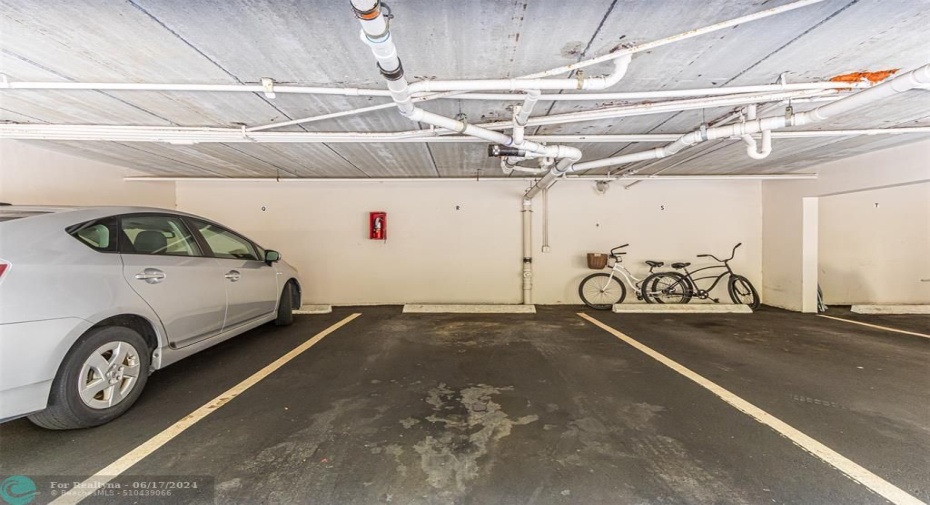Under-building parking Space 'R'