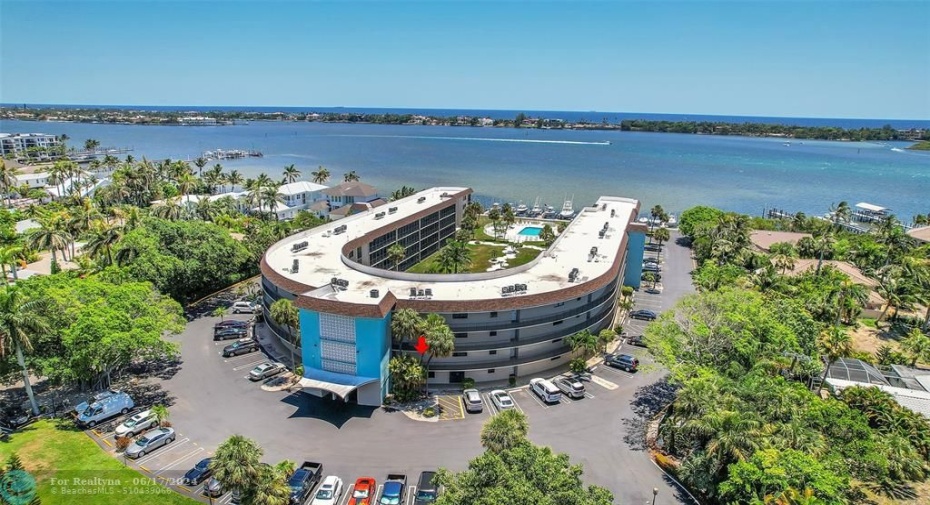 Aerial view of Inlet Harbor