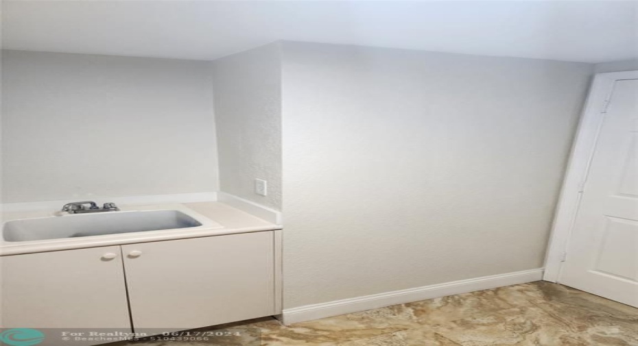 large sink in the laundry room
