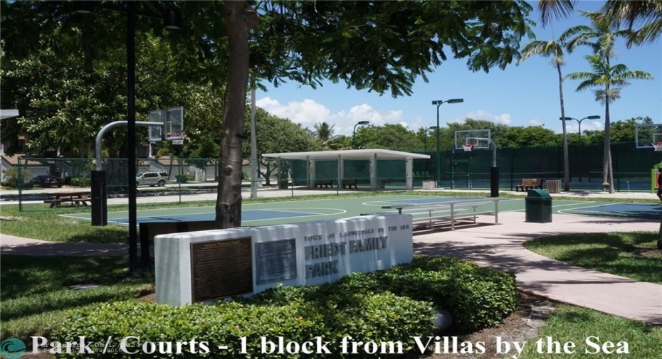 Public Park and Basketball Court very close to Villas by the Sea
