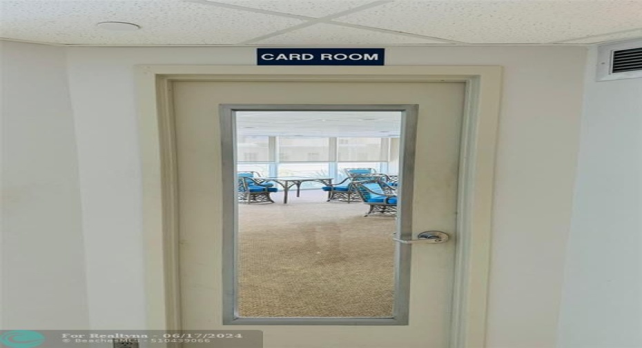 card room