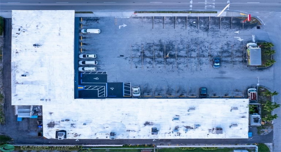 Overhead of Parking Lot