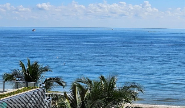 Ocean View on balcony