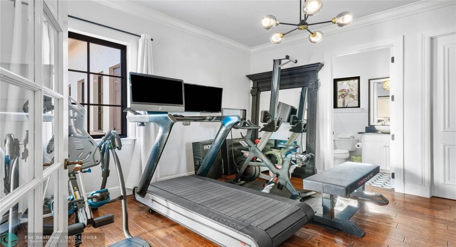 1st floor bedroom, office or home gym space