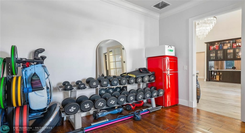 1st floor bedroom, office or home gym space