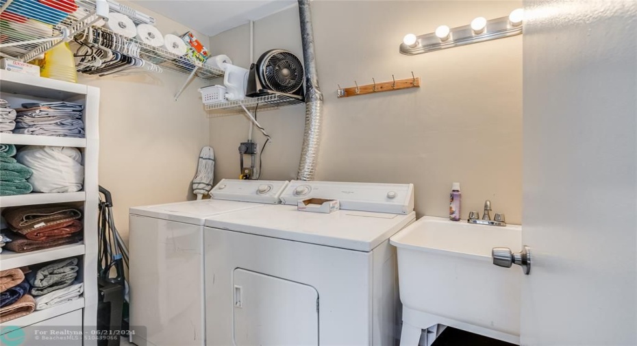 UNIT 2 - Laundry Room with Sink