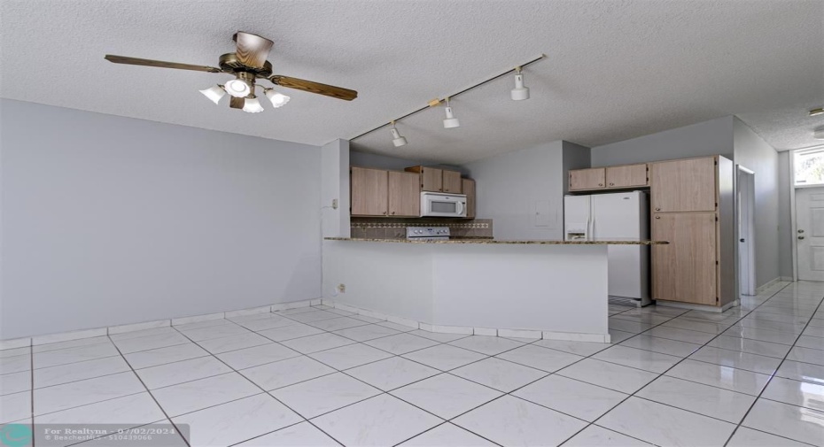 with Open Concept - Ceiling Fan with Lights
