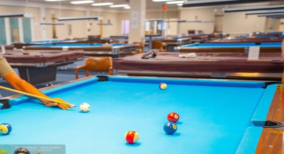 Pool Table in Clubhouse