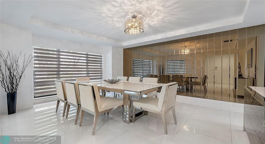 Imagine the dinner parties you can have in the gorgeous formal dining room with second entry off the kitchen