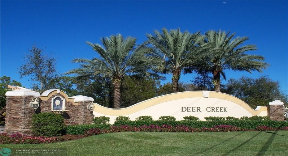 Deer Creek Main Entrance