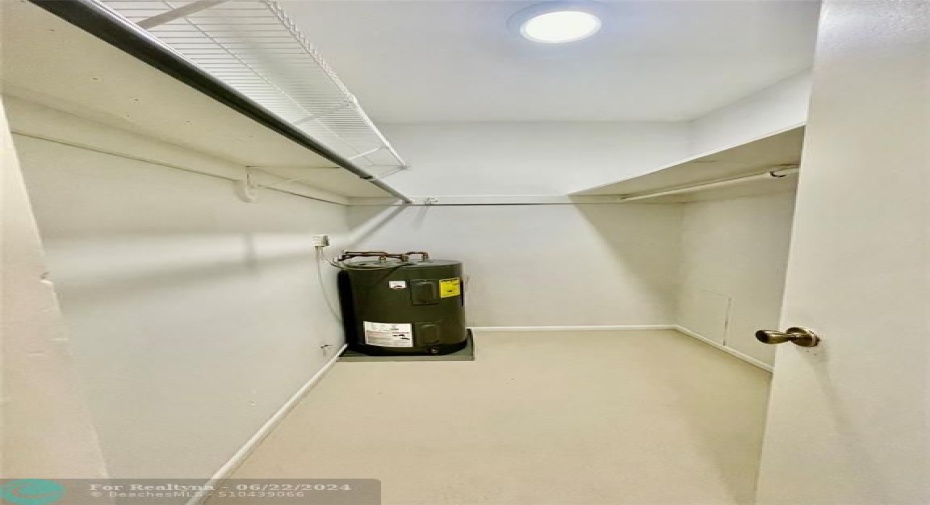 Large storage closet in the condo