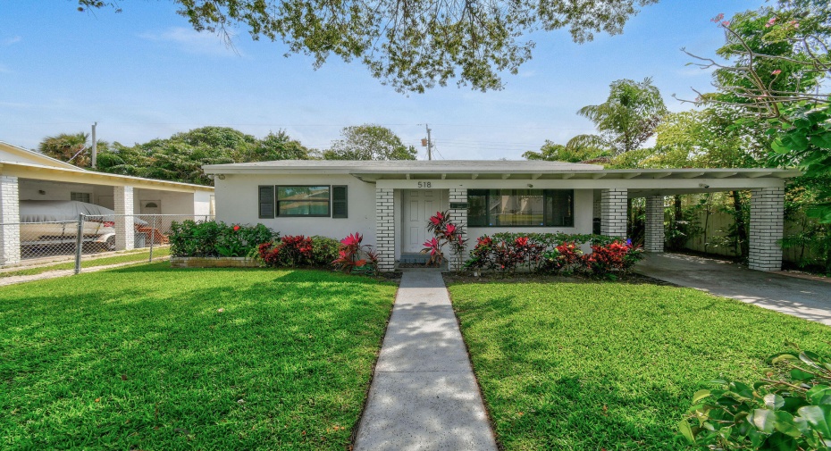 518 55th Street, West Palm Beach, Florida 33407, 2 Bedrooms Bedrooms, ,1 BathroomBathrooms,Single Family,For Sale,55th,RX-10976303