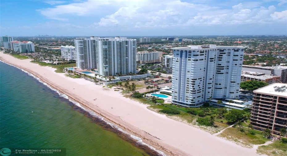 Claridge condo located in Pompano Beach and just steps to the water