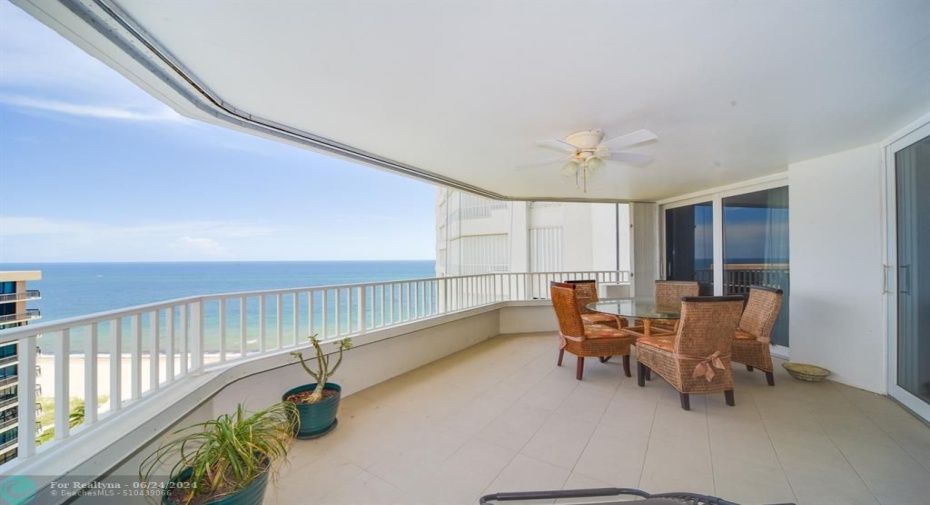 Relax and enjoy entertaining on the oversized patio with ocean views