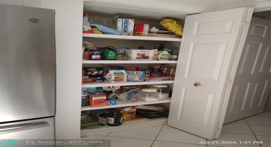 Kitchen large pantry