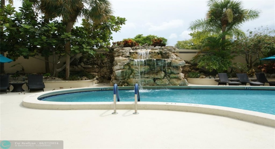 Pool in a Tropical Setting