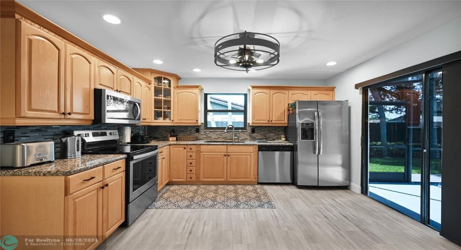 Beautiful Updated Kitchen with Stainless Steel Appliances