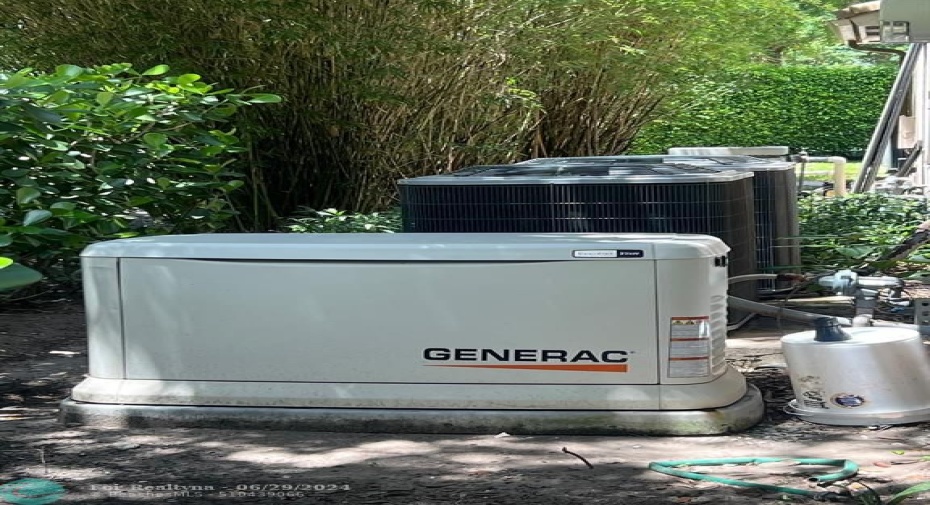 Generac whole house generator on natural gas