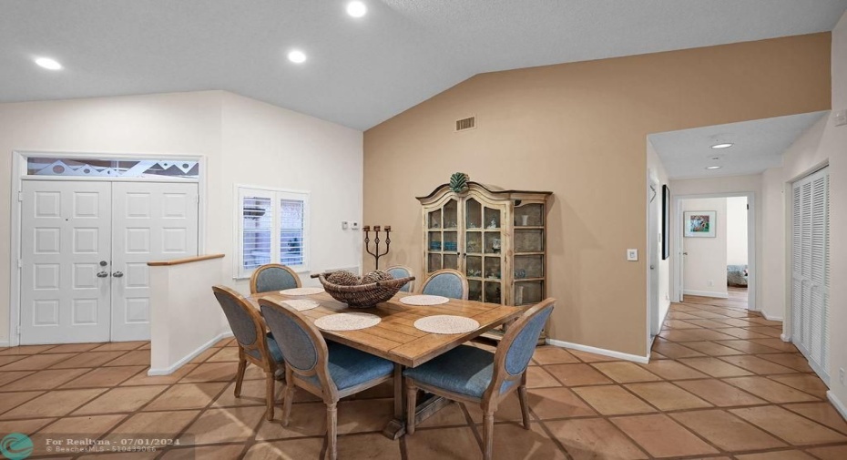 Large open dining room.