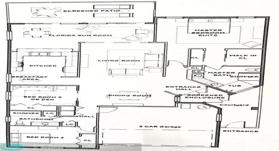 The home has an open rambling layout with so many options & possibilities for your living.