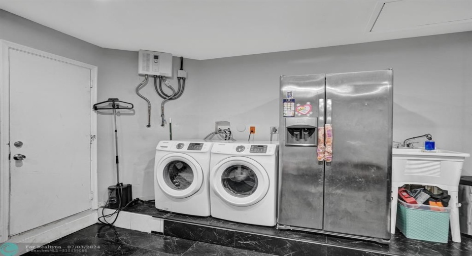 laundry area