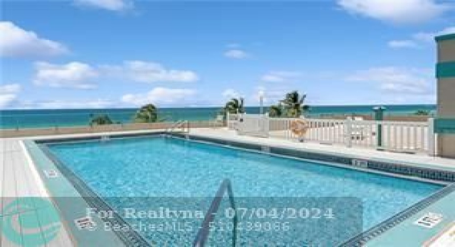 ROOFTOP HEATED POOL AND PAVER DECK TO ENJOY OCEAN VIEWS