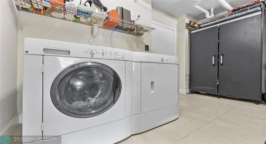 Full size washer & Dryer in unit
